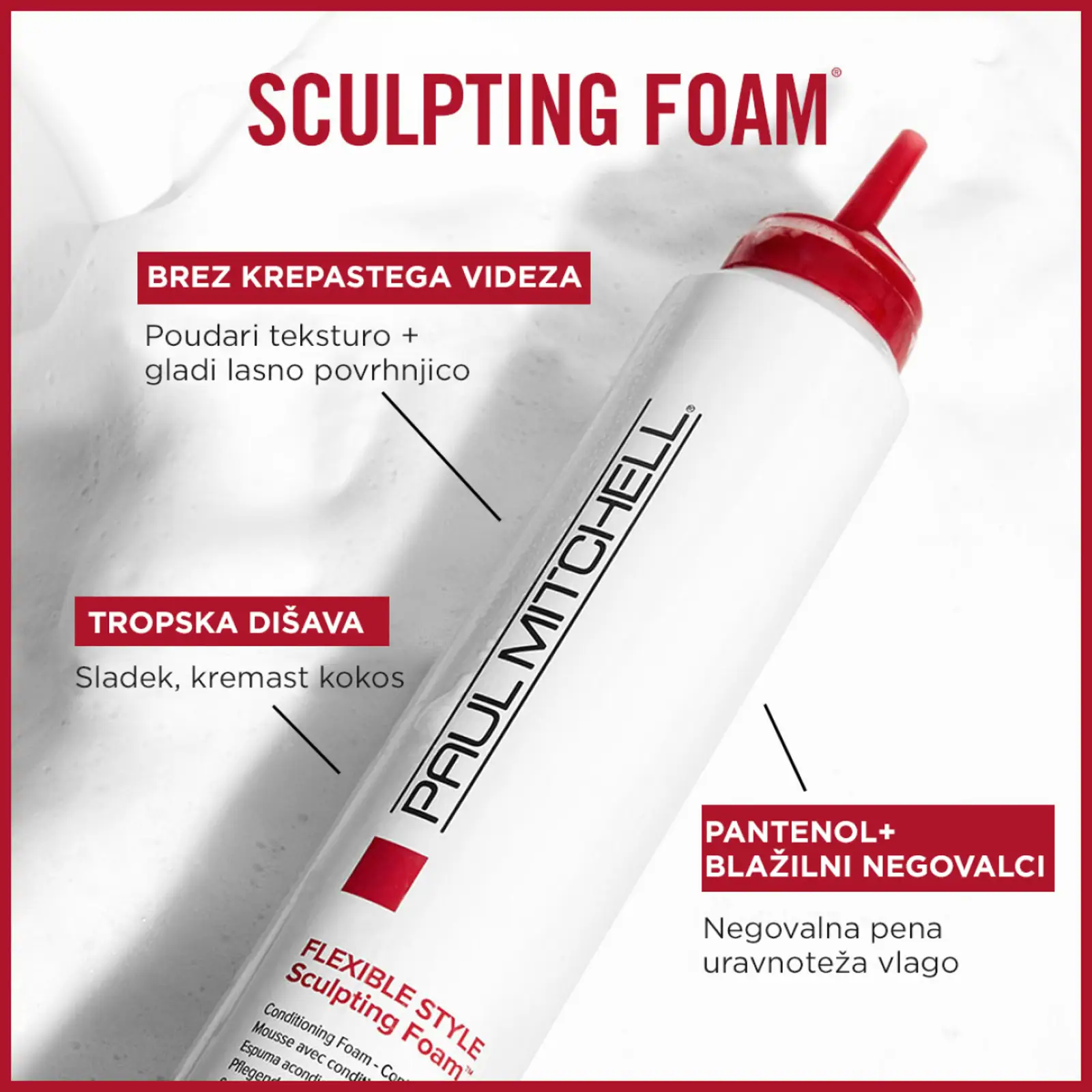 SCULPTING FOAM 200 ml PM FLEXIBLE STYLE