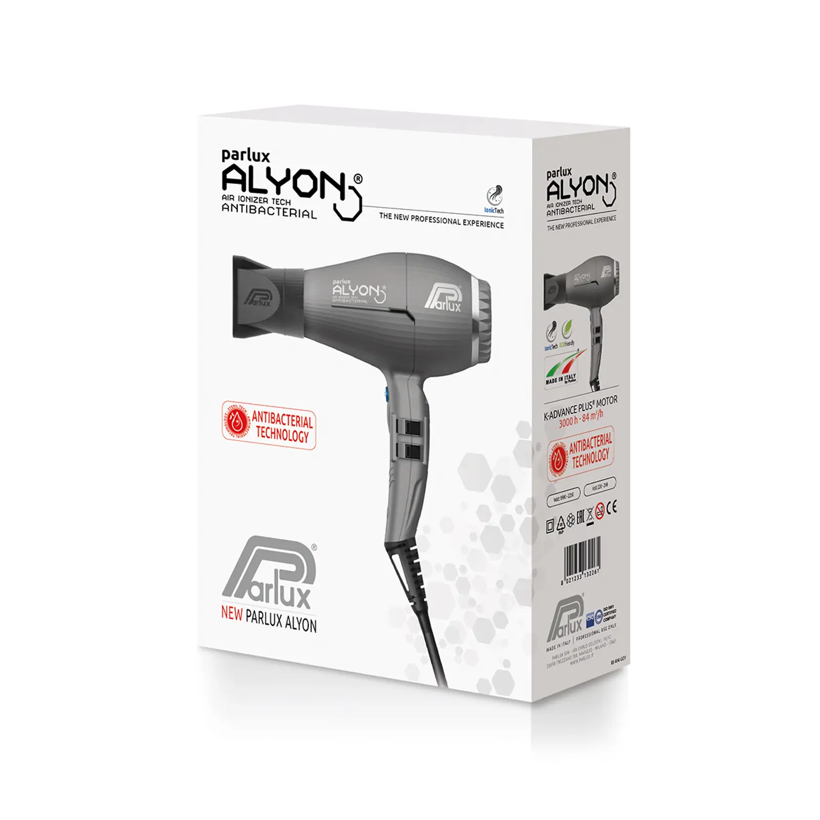 PARLUX ALYON AIR IONIZER TECH Matt Graphite