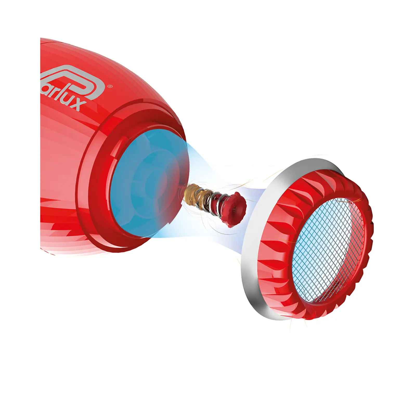 PARLUX ALYON AIR IONIZER TECH Red