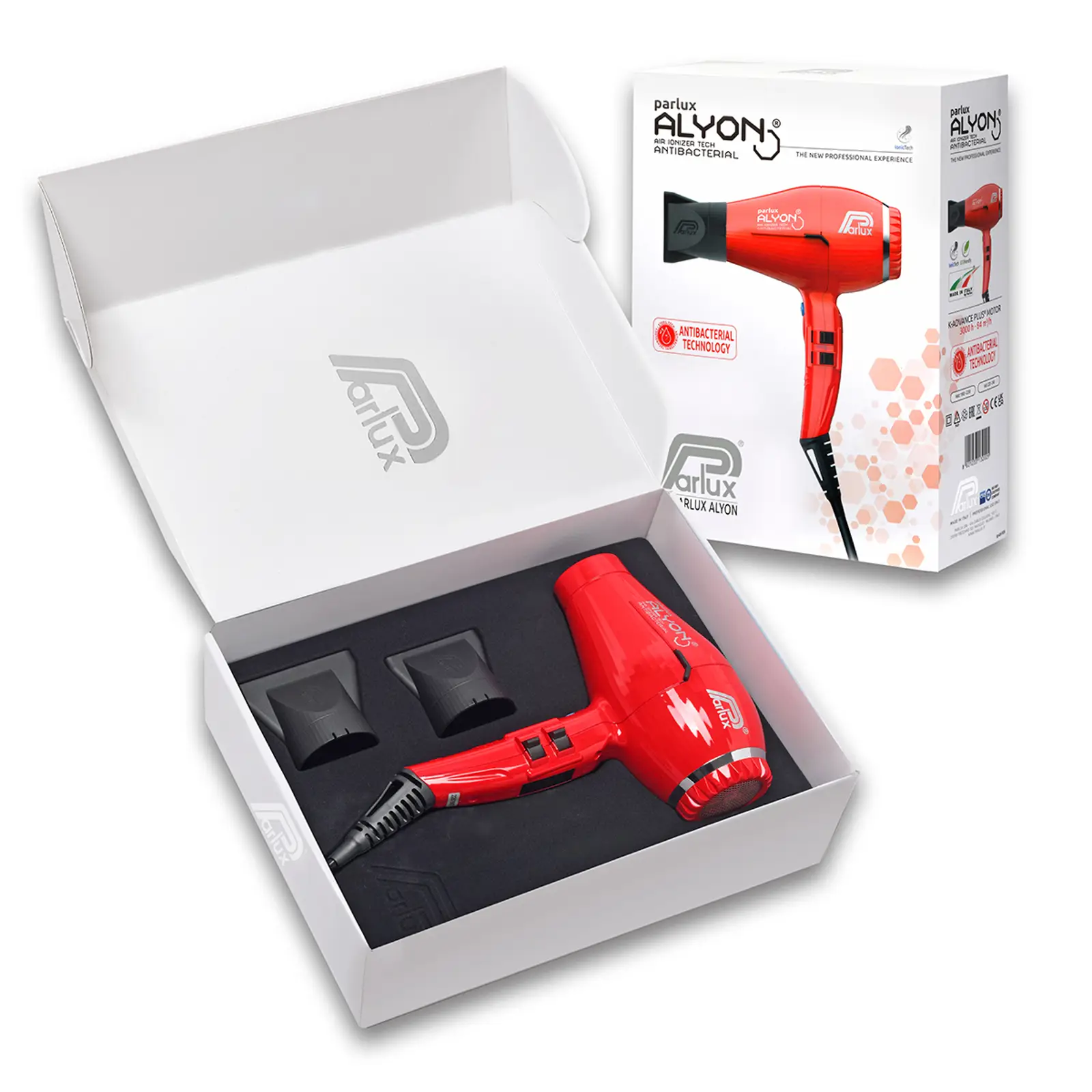 PARLUX ALYON AIR IONIZER TECH Red