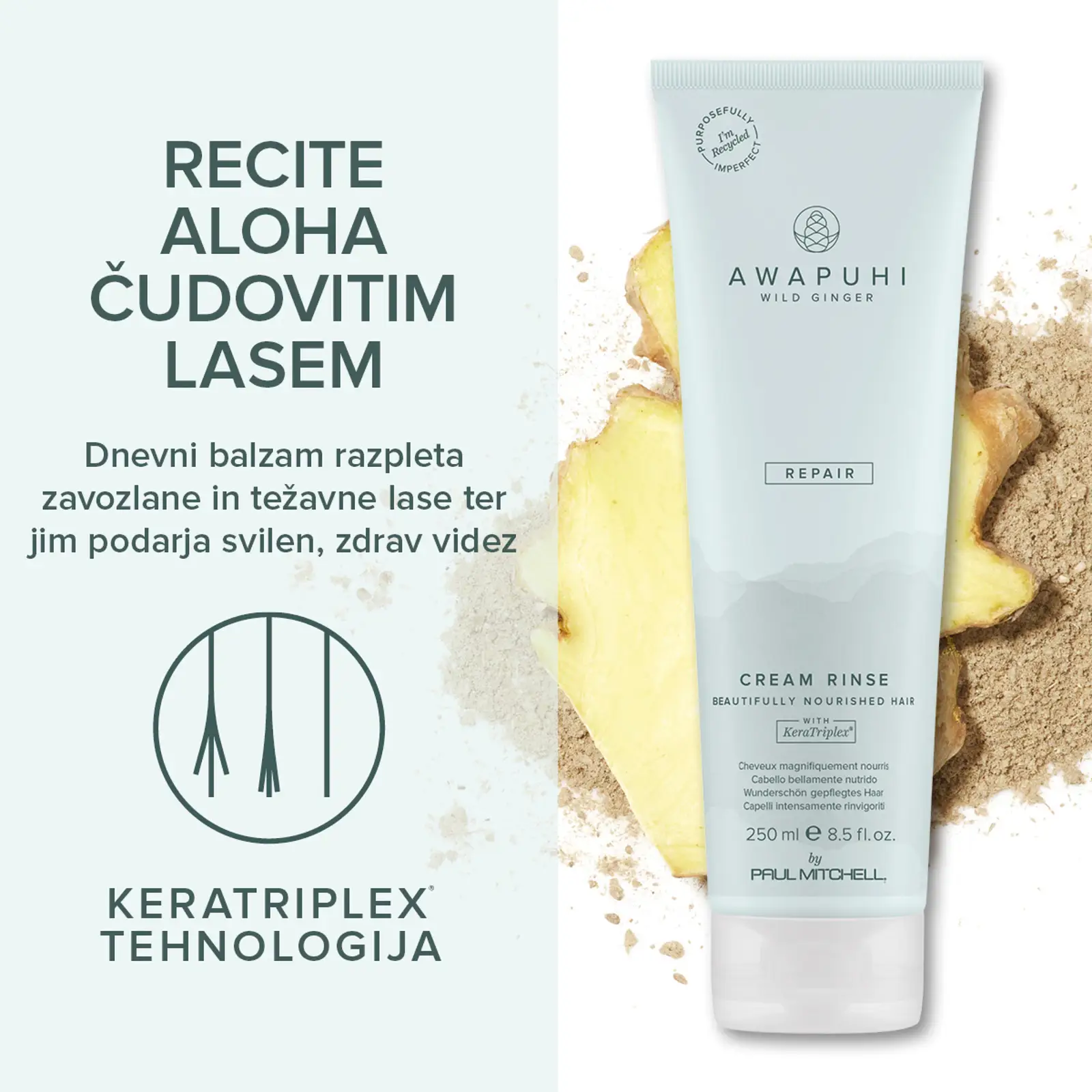 NOURISHING SHAMPOO 250 ml AWAPUHI WILD GINGER