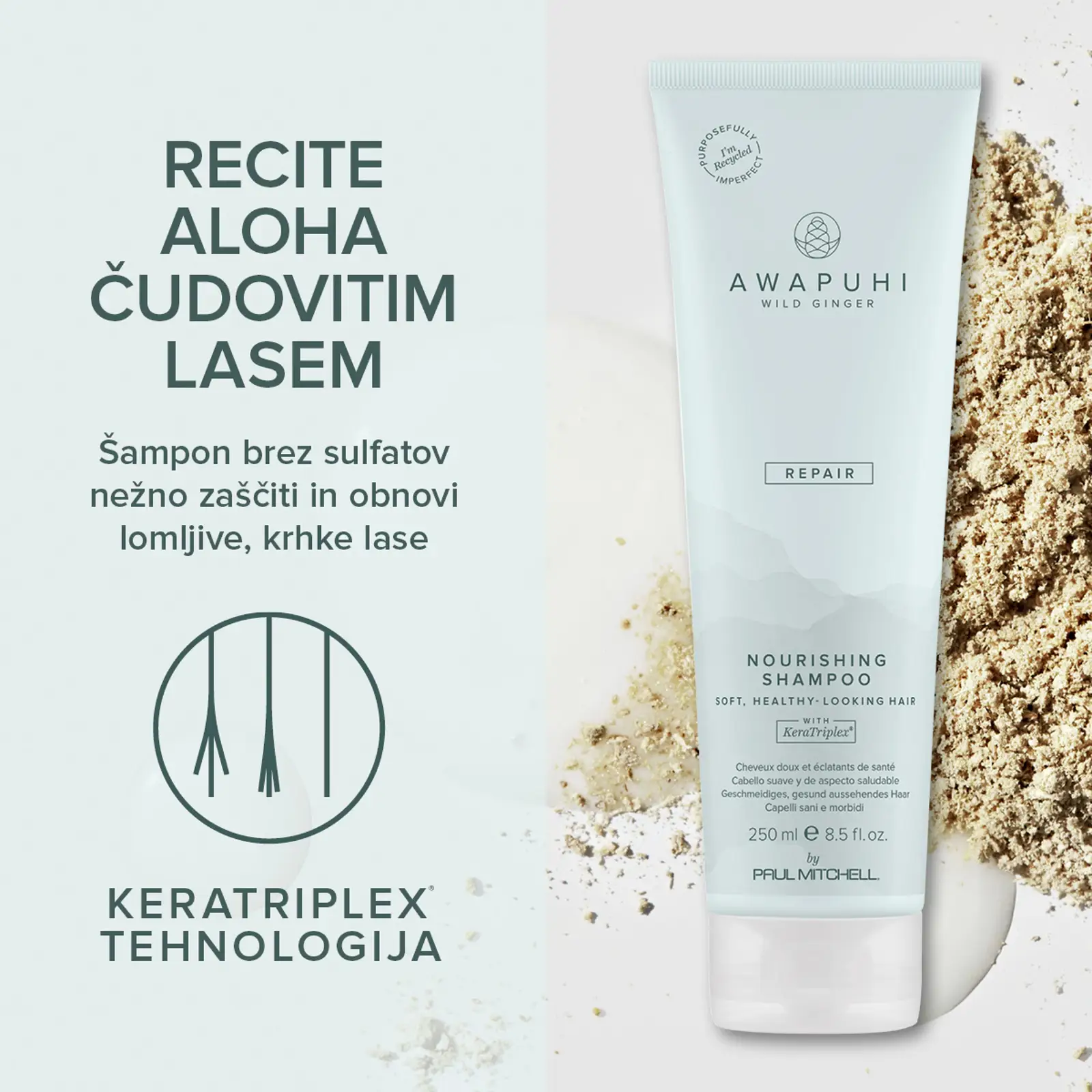 NOURISHING SHAMPOO 1000 ml AWAPUHI WILD GINGER