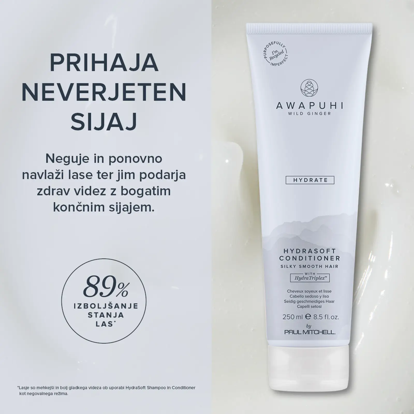 HYDRASOFT CONDITIONER 250 ml AWAPUHI WILD GINGER