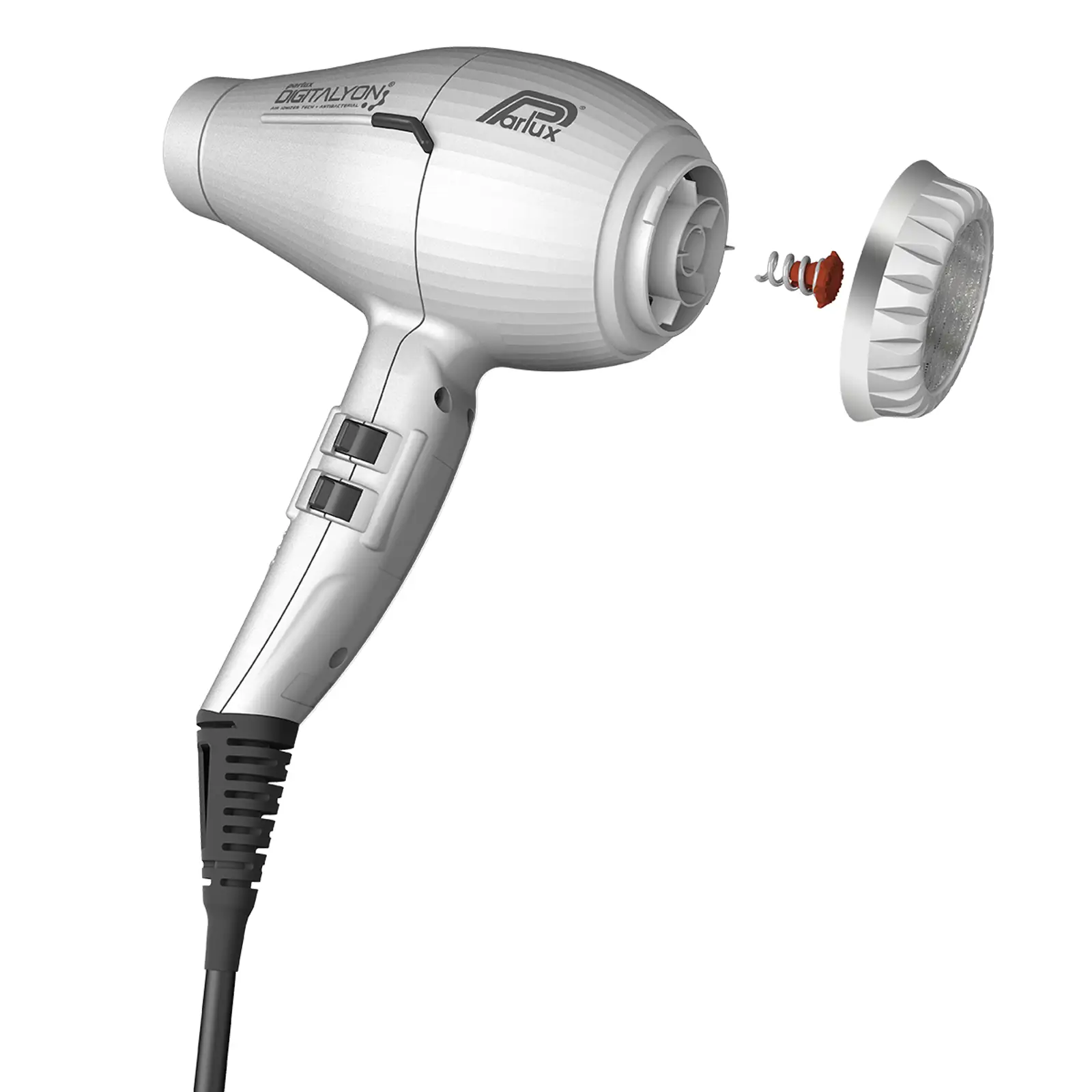 PARLUX DIGITALYON AIR IONIZER TECH ANTIBACTERIAL Silver