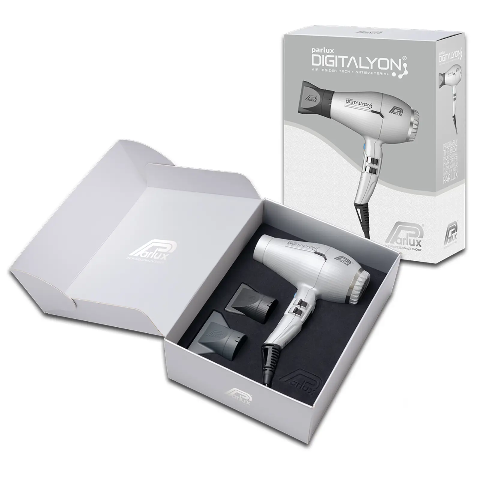 PARLUX DIGITALYON AIR IONIZER TECH ANTIBACTERIAL Silver