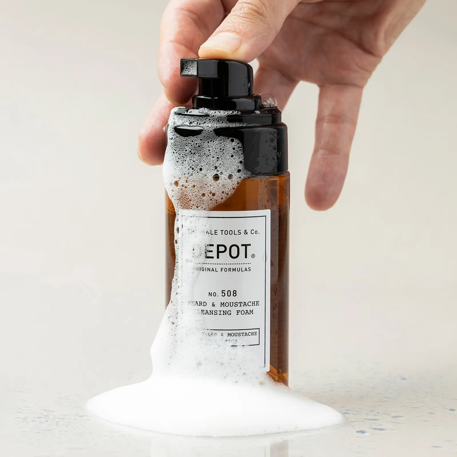 508 BEARD & MOUSTACHE CLEANSING FOAM 100 ml DEPOT