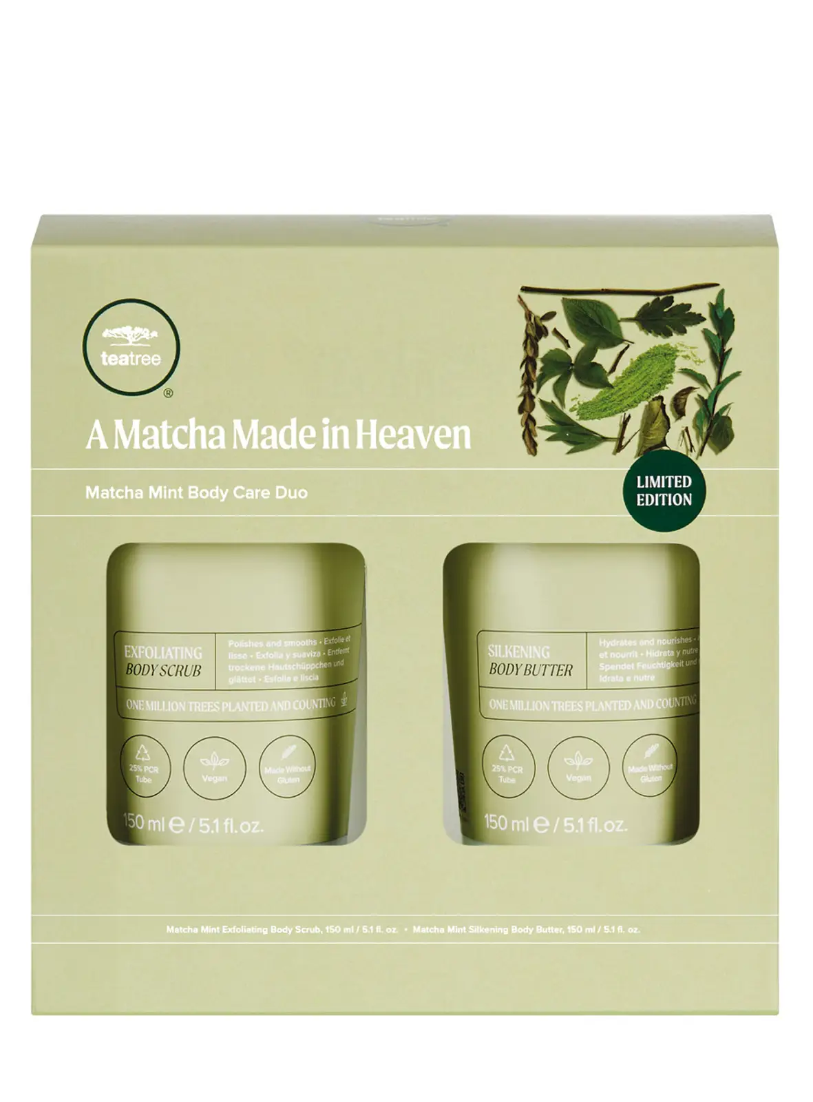 TEA TREE MATCHA MINT BODY CARE DUO TEA TREE