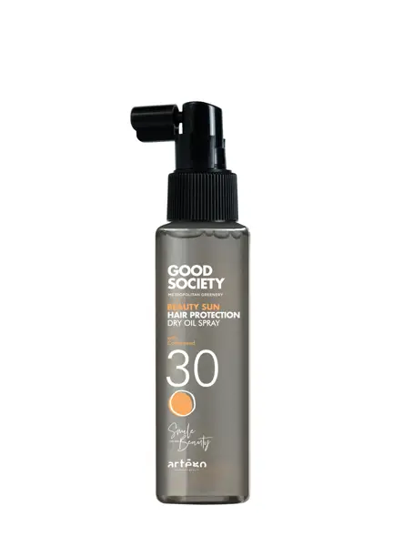 30 BEAUTY SUN HAIR PROTECTION DRY OIL SPRAY 100 ml GOOD SOCIETY  poletno olje za zascito las pred soljo, klorom in uv zarki