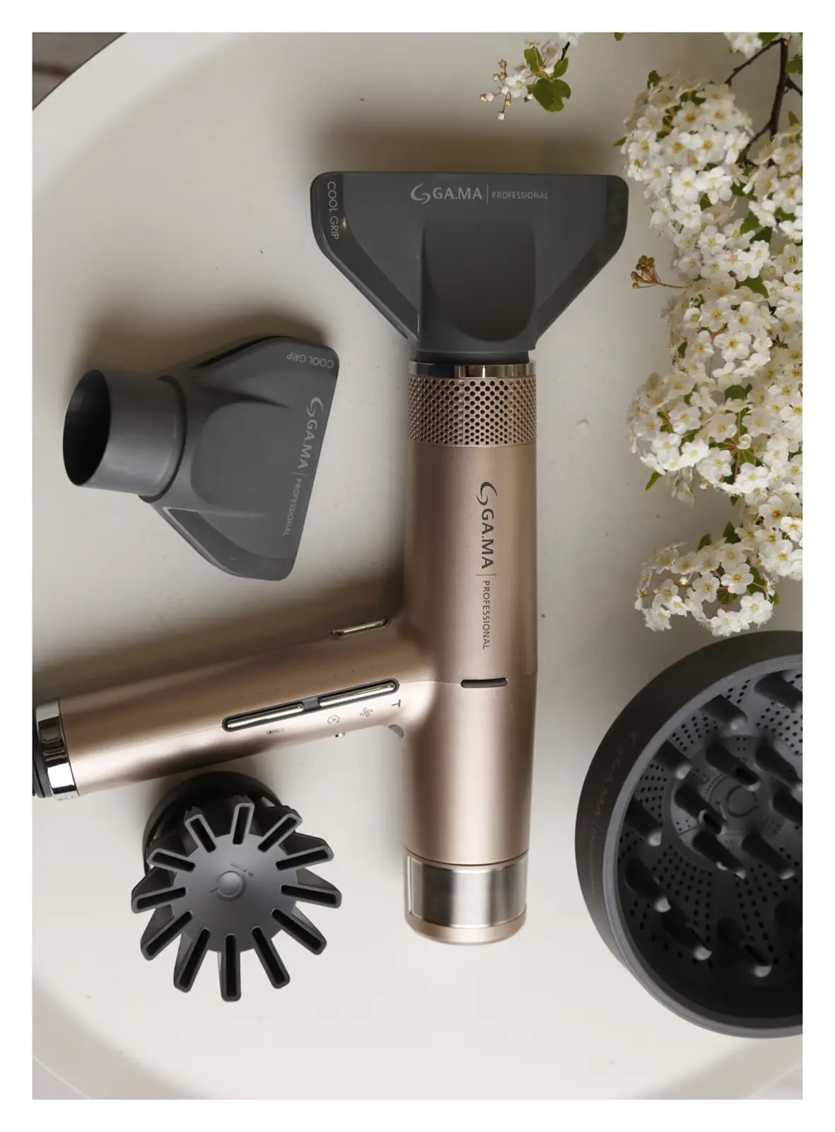 HAIR DRYER IQ2 PERFETTO Gold/Rose
