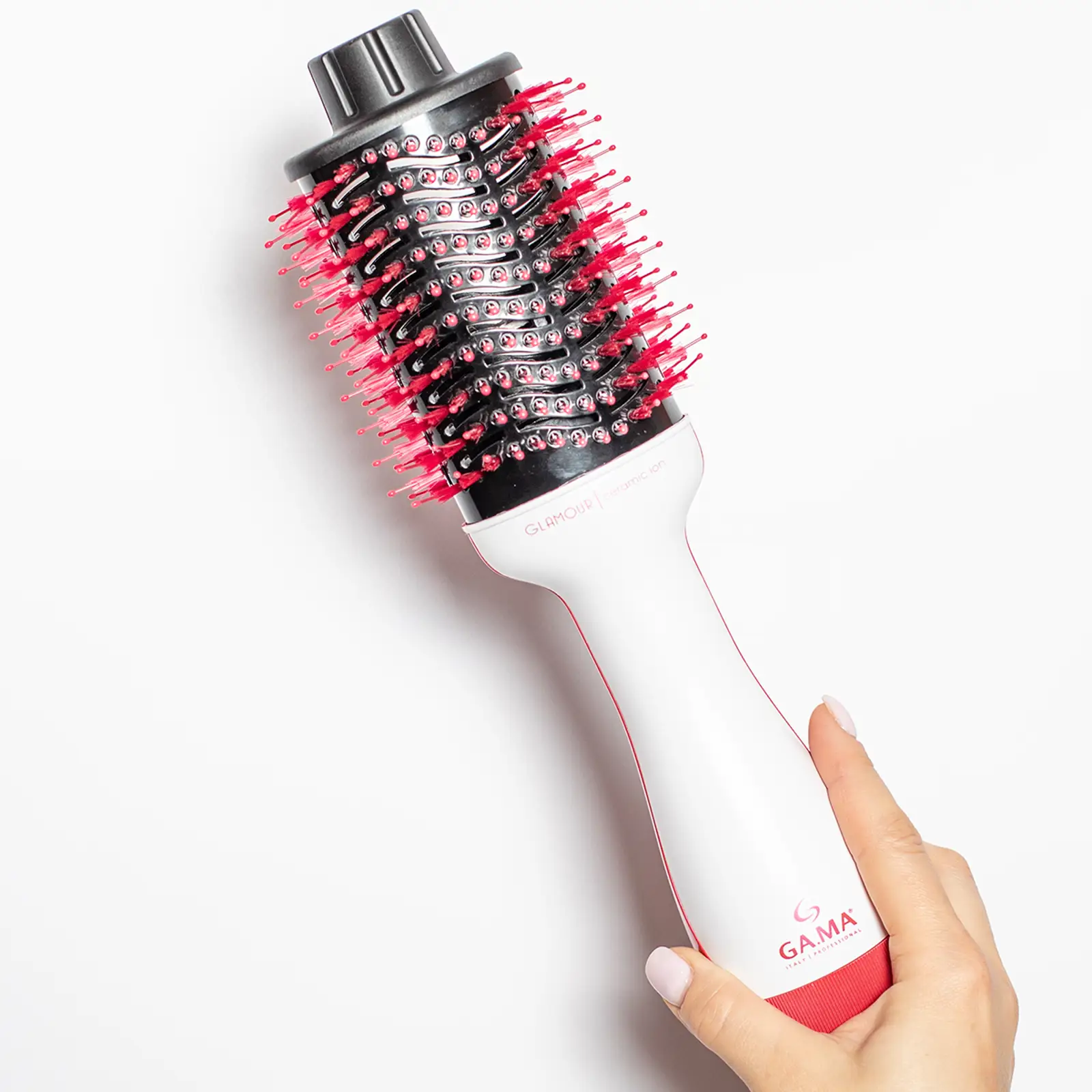 GLAMOUR CERAMIC ION HAIRDRYER BRUSH GA.MA